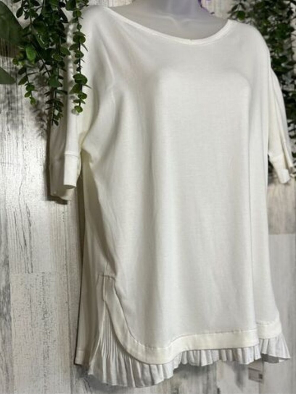 NWT Marc Cain Object Of Live White Blouse Stunning And Flowing EURO 38